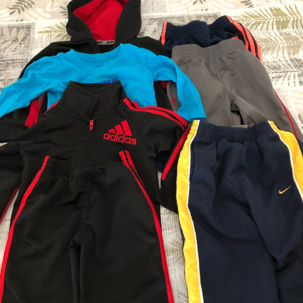 Nike, under armor, adidas boy lot